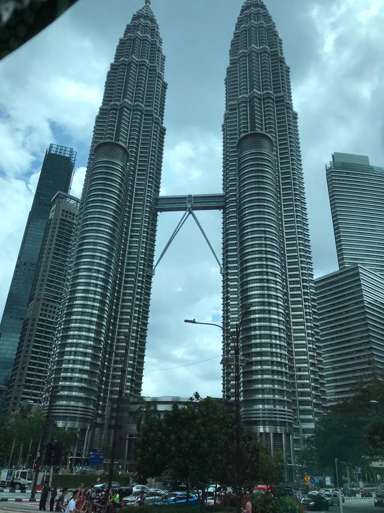 The twin towers of Kuala Lumpar